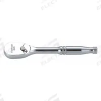 WESTWARD Hand Ratchet: Pear, Reversible, 5 in Overall Lg, Chrome, 4.3° Min Arc Swing (MPN 53YV76). Key specifications — attr1205598: Reversible; attr1205605: Quick-Release Not Included; attr1205626: Chrome; attr1205607: Pear; attr1205624: WESTWARD.