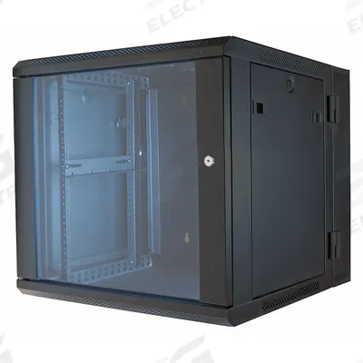 VIDEO MOUNT PRODUCTS Rack Enclosure: 9 Rack Units, 19 7/8 in x 24 1/4 in x 21 7/8 in - Server Rack Enclosures & Network Cabinets