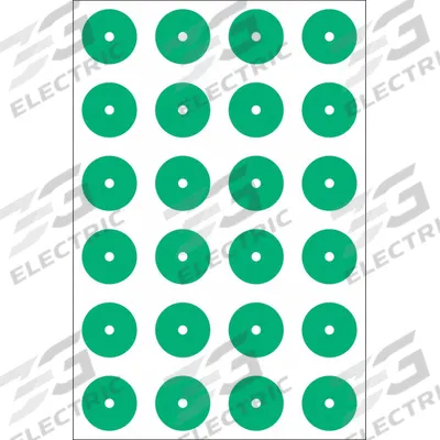 ACCUFORMNMC Gauge Marking Labels: Green, Polyester