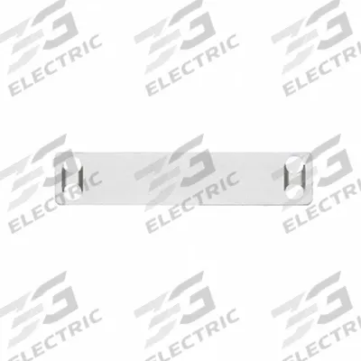 PANDUIT Marker Plate: Rectangle, 3/4 in x 3 1/2 in, 304 Stainless Steel, 0.01 in Thick - Plates for Label Stamping Presses