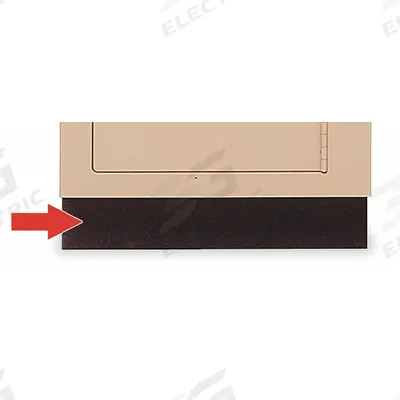 BRADLEY Base Kit: 45 in x 18 in x 3 in, High Density Polyethylene, Matte, Black - Base Components & Kits for Standard Lockers