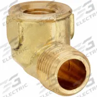 APPROVED VENDOR Metal Pipe Elbow: 90° Elbow, 1/4 in x 3/8 in, 1,000 psi, 1 in Lg, None CA2745 Brass (MPN 706228-0406). Key specifications — Maximum Operating Pressure: 1,000 psi.