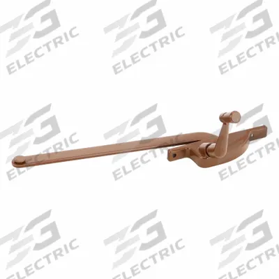 APPROVED VENDOR Window Operator: Crank, Handle Included, Right-Hand, Frame, Brown - Awning & Casement Window Operators & Handles