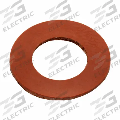 APPROVED VENDOR Flat Washer: 1/4 in Screw Sz, Fiber Seal, 0.253 in Inside Dia, 1/2 in Outside Dia - Single-Piece Sealing Washers