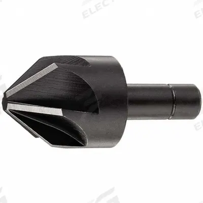KEO Countersink: 90°, 6 Flute, 1/2 in Body Dia - Smooth-Finish Six-Flute Countersinks
