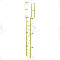 TRI-ARC Ladder,Walk-Thru Fixed,Steel,12-Rung: 15 ft Overall Ht, 28 in Overall Wd, Steel, 12 Rungs (MPN WLFS0212-Y). Key specifications — Brand: TRI-ARC; Number of Sections: 1.