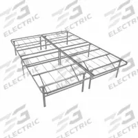 RIZE Bed Base: Twin Fits Mattress Size, 74 in Overall Lg, 37 in Overall Wd, 14 in Overall Ht, Steel (MPN PB33). Key specifications — Brand: RIZE; Material: Steel.
