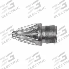 GUARDAIR Air Gun Nozzle: For 80WJ/U80WJ2/U80WJ225, Aluminum, 2 3/32 in Extension Lg, Focused (MPN 80WJNA). Key specifications — attr66384: Focused; attr66393: Aluminum; attr66401: Yes.