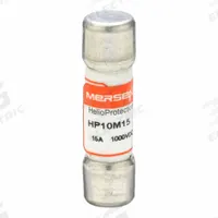 Solar Fuse: HP10M Series, Fast-Acting, 15 A, 1,000 V DC (MPN HP10M15). Key specifications — Series: HP10M; Brand: MERSEN.