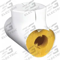 APPROVED VENDOR Pipe Fitting Insulation: Tee, Fiberglass, Slit, 1 1/2 in Thick, 1 in Inside Dia (MPN TEE413). Key specifications — Brand: APPROVED VENDOR.