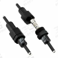 LITTELFUSE In-Line Fuse Holder: Non-Rejection Block Style, 1 Pole, 600 V AC Rating, 600 V DC Rating (MPN LEBABK). Key specifications — Compatible Fuse Series: KLKR (Class CC); Brand: LITTELFUSE.