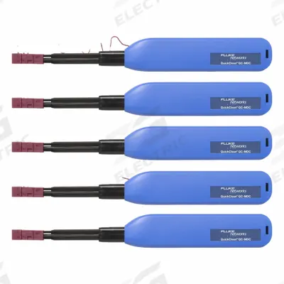 FLUKE Connector Cleaner: Connector Cleaner, QC-MDC-5P, Universal - Probe Tips & Adapters for Fiber Optic Testing