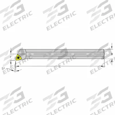 ULTRA-DEX USA Indexable Boring Bar: J04F SWLCR1.2 (MPN 940-000-104) - Indexable Boring Bars