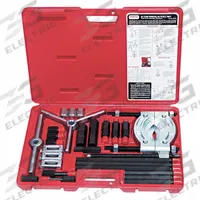 PROTO Press-N-Pull Set: 41 Pieces, 10 ton Pulling Capacity, Bearing Splitters/Push-Pullers (MPN J4293B). Key specifications — attr664048: PROTO; attr798126: (3) 5/8-18 in Female x 1/2-20 in Male Adapters; attr926829: Push-Pullers.