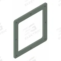 Wireway Closure Plate: 8 in Wd, 8 in Ht, 9 5/8 in Lg, Steel (MPN F88LP). Key specifications — Brand: HOFFMAN; With Knockouts: No.