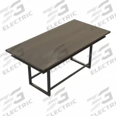 MIRELLA Conference Table: Rectangle, Fiberboard, Southern Tobacco, 47 1/4 in Overall Lg, Steel (MPN MRCH8STO). Key specifications — attr987891: Traditional Leg; attr987894: Fiberboard; attr987867: Steel; attr987857: MIRELLA; attr987872: Steel.