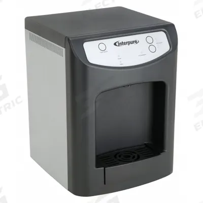 PURLOGIX Plumbed Water Dispenser: Cold/Hot, Gray, ABS/Metal, 17 1/4 in Ht, 13 in Wd - Countertop Plumbed Water Dispensers