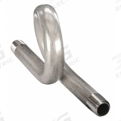 APPROVED VENDOR Pressure Gauge Siphon: Stainless Steel, 1/4 in NPT, 5 11/16 in Lg - Pigtail Siphons