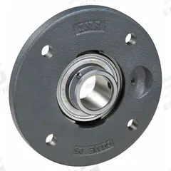 INA 4 Bolt Flange Bearing: Radial Ball, 45 mm Bore, Cast Iron, Set Screws, 155 mm Lg, 28.5 mm Wd (MPN PMEY45-XL). Key specifications — Bore Type: Cylindrical; Brand: INA; Lubricant Material: Lithium Complex Grease; Mounting Bolt Size: M12; Split Housing: Not Split; System of Measurement: Metric.