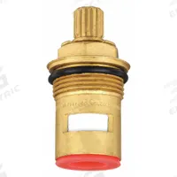 GERBER Cartridge: For Gerber Hardwater Faucets Series, Use with Hot Water, Brass, Nonplated (MPN G0086987). Key specifications — Compatible Series: Gerber Hardwater Faucets; For Water Temperature: Hot; Compatible Brand: Gerber; Product Type: Cartridge; Material: Brass.