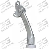 Lever Door Holder: Door - Mounted, 1 5/8 in Wd, 4 in Overall Ht, Aluminum (MPN IL-KDDH-4-AL). Key specifications — Brand: KABA ILCO; Color: Gray.