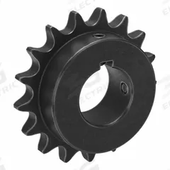 TSUBAKI Single Strand Sprocket: 60, For 3/4 in Chain Pitch, 1 5/8 in Bore Dia, 17 Teeth, Steel (MPN 60B17F-1J). Key specifications — Brand: TSUBAKI.