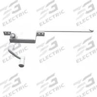PRIME-LINE Window Operator: Crank, Handle Included, Left-Hand, Frame, White, 4 3/4 in Base Lg (MPN H 3710). Key specifications — Brand: PRIME-LINE; For Use With: Casement Windows; Finish: Powder Coated; Color: White; Handing Orientation: Left-Hand; Handle Type: Crank; Mounting Location: Frame; Product Type: Window Operator.