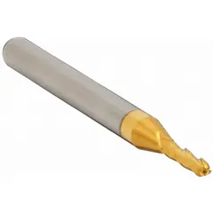 APPROVED VENDOR Ball End Mill: Carbide, TiN Coated, 3 Flute, 7/64" Mill Dia, 3/8" LOC, 1-1/2" OAL (MPN 222-001061)