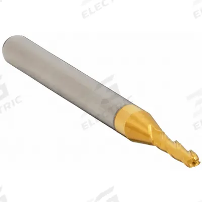 APPROVED VENDOR Ball End Mill: Carbide, TiN Coated, 3 Flute, 7/64" Mill Dia, 3/8" LOC - General Purpose Carbide Ball End Mills