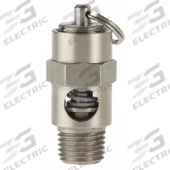 CONRADER Safety Valve: Soft Seat, 1/4 in (M)NPT Inlet (In.), 200 psi Preset Setting (PSI), Viton (MPN SRV250-V-SS-200). Key specifications — attr291993: Soft Seat; attr291998: Stainless Steel; attr292007: Viton; attr292009: Stainless Steel; attr294753: CONRADER.
