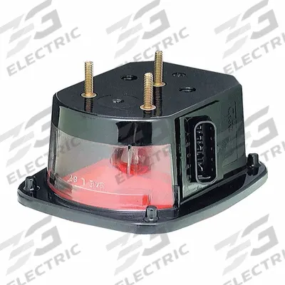 GROTE Stop/Turn/Tail Light: Incandescent, Stop, Turn, and Tail Combo Light, Clear/Red - Stop, Turn & Tail Combination Lights
