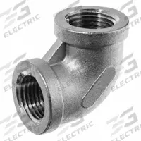 USA INDUSTRIALS Metal Pipe Elbow: 90° Elbow, 1/8 in x 1/8 in, Class 125, Chrome-Plated C89833 Brass (MPN ZUSA-PF-22684). Key specifications — Brand: USA INDUSTRIALS; Maximum Operating Pressure: 125 psi.