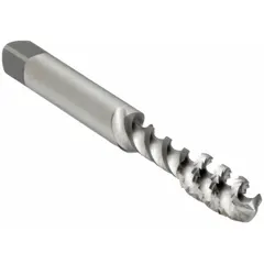 WIDIA GTD Spiral Flute Tap: M5x0.8 Metric, D4 / 6H, 3 Flute, Plug Chamfer, High Speed Steel (MPN 16061)