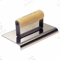KRAFT TOOL Concrete Sidewalk Edger: Stainless Steel, 6 in Blade Lg, 4 in Blade Wd, Wood (MPN CF173). Key specifications — attr1004985: Edger; attr1004984: KRAFT TOOL; attr1004993: Wood.