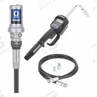 GRACO Air Drum Pump: Pump w/ Drum Mounting Bracket, Discharge Hose, Nozzle & Meter, 3:1 (MPN 24H800). Key specifications — Brand: GRACO.