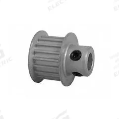 DAYTON Timing Pulley: Curvilinear, Fixed, For 9 mm Belt Wd, 18 Teeth, 3 mm Pitch, Aluminum (MPN 18-3M09-6FA3). Key specifications — Brand: DAYTON; Finish: Clear Anodized; For Belt Series: Powerhouse®.