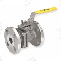 SHARPE Manual Two-Way Ball Valve: 1 1/2 in, 316 Stainless Steel, Straight Valve Body, Two-Piece (MPN 4351004680). Key specifications — Seat Material: Polymer; Brand: SHARPE; Handle: Locking Lever.
