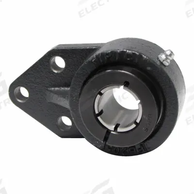 IPTCI BEARINGS Flange Mount Bearings: Radial Ball, 1 3/16 in Bore, Cast Iron - General Purpose Flange-Mount Ball Bearings