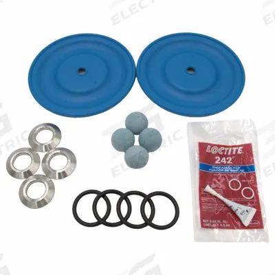 GRACO Fluid End Repair Kit: Fluid Section Repair Kit, FK1222, Santoprene - Graco Fluid-End Repair Kits