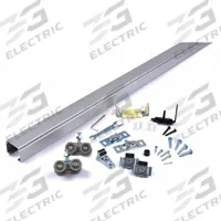 NATIONAL GUARD Track Kit: 6 ft Lg, 1 13/16 in Wd, 1 7/16 in Ht, 250 lb Max Wt, Top (MPN SLAL-250-PD-72). Key specifications — Product Type: Track Kit; Brand: NATIONAL GUARD; Track Type: Top.