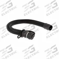 TENNANT Recovery Tank Drain Hose: Plastic, 17 1/2 in Overall Lg, 14 3/8 in Overall Wd, Black, T581 (MPN 4084383). Key specifications — Material: Plastic; Product Type: Recovery Tank Drain Hose; Brand: TENNANT.