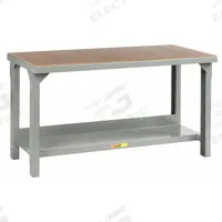 LITTLE GIANT Workbench: Adj Ht, Hardboard Over Steel, 48 in x 24 in, 5,000 lb Overall Load Capacity (MPN WSH2-2448-AH). Key specifications — Brand: LITTLE GIANT.