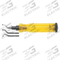 SHAVIV Deburring Tool: E100/E200/E300 Blade, Handle 1, Yellow (MPN 155-29078). Key specifications — Brand: SHAVIV; Blade Trade Number: E300; Features: Extra-Close Handle; Color (merch): Yellow.