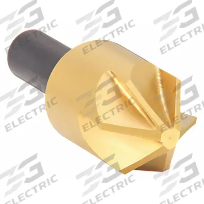 KEO Countersink: 90°, 6 Flute, 1/2 in Body Dia - Smooth-Finish Six-Flute Countersinks