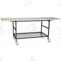 IRSG Work Table: Adj Ht, Laminate, 87 in x 26 in, 300 lb Overall Load Capacity (MPN ERGO-50-K2). Key specifications — attr559407: Not Expandable or Modular; attr559368: Partially Assembled; attr559409: Polyurethane; attr559382: Powder Coated; attr559398: Casters; attr867161: Yes; attr559384: Adjustable Height; attr559370: IRSG.