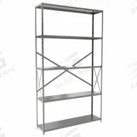 HALLOWELL Metal Shelving: Standalone, Medium-Duty, 48 in x 12 in, 84 in Overall Ht, 5 Shelves (MPN F4710-12HG). Key specifications — Frame Material: Steel; Shelving Material: Steel; Assembled: Unassembled; Color: Gray; Brand: HALLOWELL.