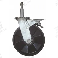 DAYTON Swivel Caster with Brake: 13 in Overall Ht, 13 in H x 3 3/4 in W, 8 1/2 in Overall Lg, Black (MPN MH29PH1604G). Key specifications — Compatible Grainger Part Number: 29PH16; Manufacturer Part Number: MH29PH1604G; Accessory Type: Brake Swivel Wheel; Compatible with Product Type: Drum Truck.