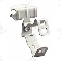 Beam Clip with Conduit & Pipe Hanger, Hammer-On: 1/2 in_3/4 in Trade Size, 25 lb Load Capacity, Gray (MPN 812M58SM). Key specifications — For Minimum Cable OD: 0.709 in; For Maximum Cable OD: 1.181 in; Compatible Conduit Trade Size: 1/2 in; 3/4 in; Compatible Conduit Type: EMT; Beam Flange Thickness: 5/16 in to 1/2 in; Material: Steel; Finish: Corrosion Resistant Coated.