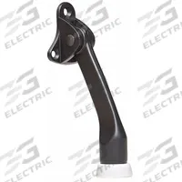 Lever Door Holder: Door - Mounted, 1 5/8 in Wd, 4 in Overall Ht, Black (MPN IL-KDDH-4-BLK). Key specifications — Brand: KABA ILCO; Color: Black.