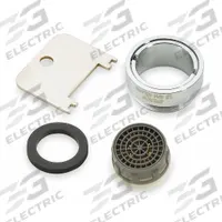 SLOAN Outlet: 2.2 gpm Flow Rate, Aerated Flow Outlet, Metal, Chrome Finish, Male (MPN ETF-1024-A). Key specifications — Includes: Key; Material: Metal; Product Type: Outlet; Connection Size: 15/16"-27; Brand: SLOAN.